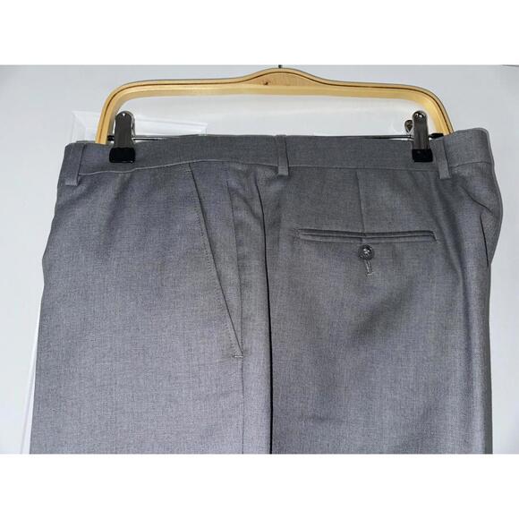 Jos A Bank BSSJ Mens Gray Two Piece 100% Wool Suit Blazer & Pants 50Rx42R - Picture 6 of 15